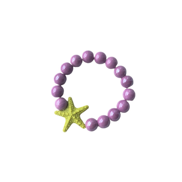 STARFISH STRETCH BRACELET GREEN