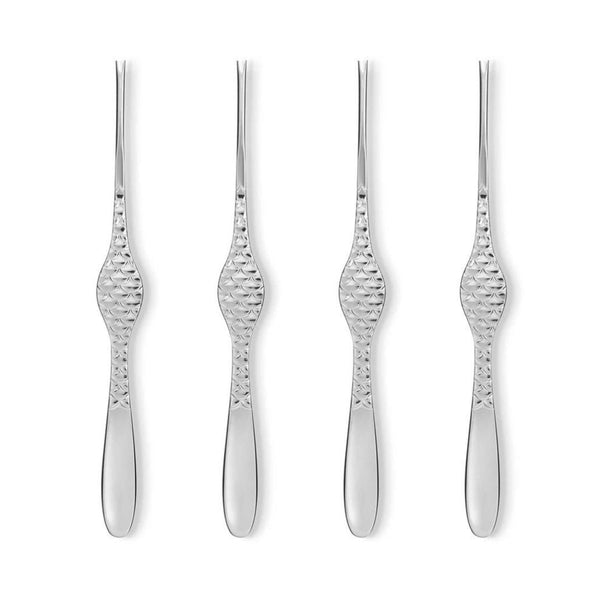 COLOMBINA FISH 4 SHELLFISH FORKS