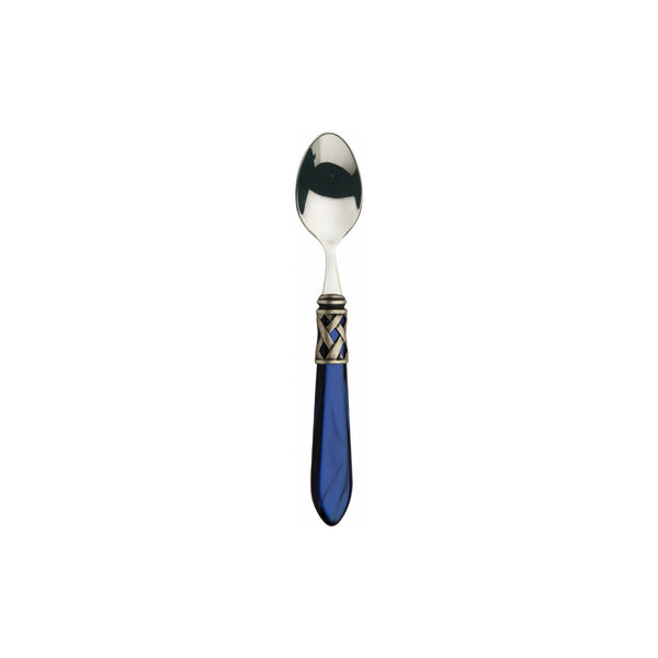 ALADDIN OLD SILVER-PLATED RING 6 MOCHA SPOONS