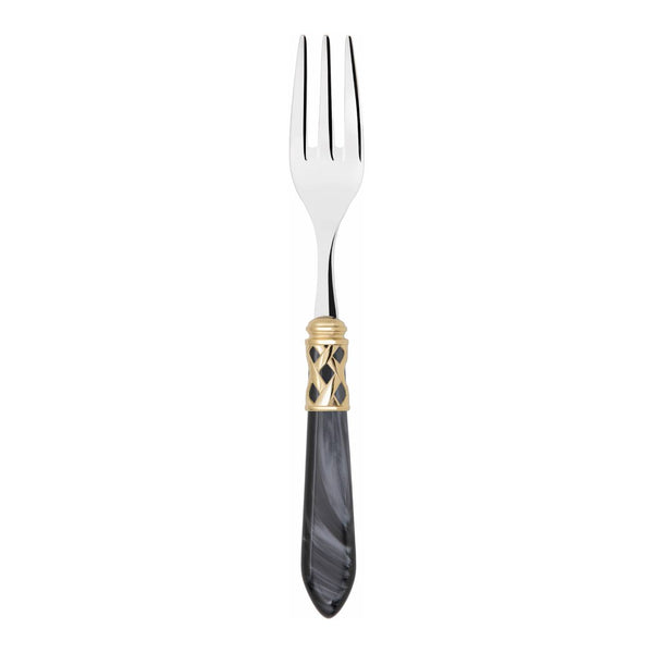 ALADDIN GOLD RING 6 CAKE FORKS