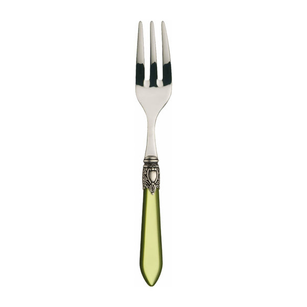 OXFORD OLD SILVER-PLATED RING 6 CAKE FORKS