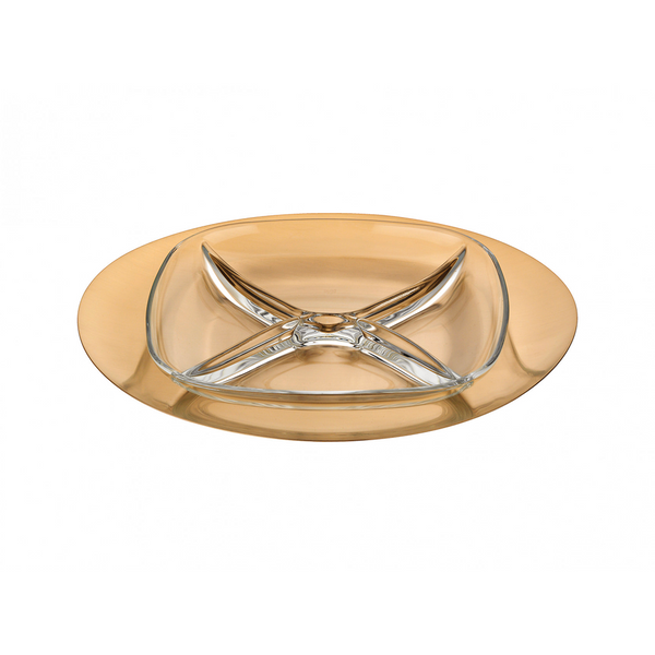 DUE ICE ORO HORS D'OEVRE TRAY